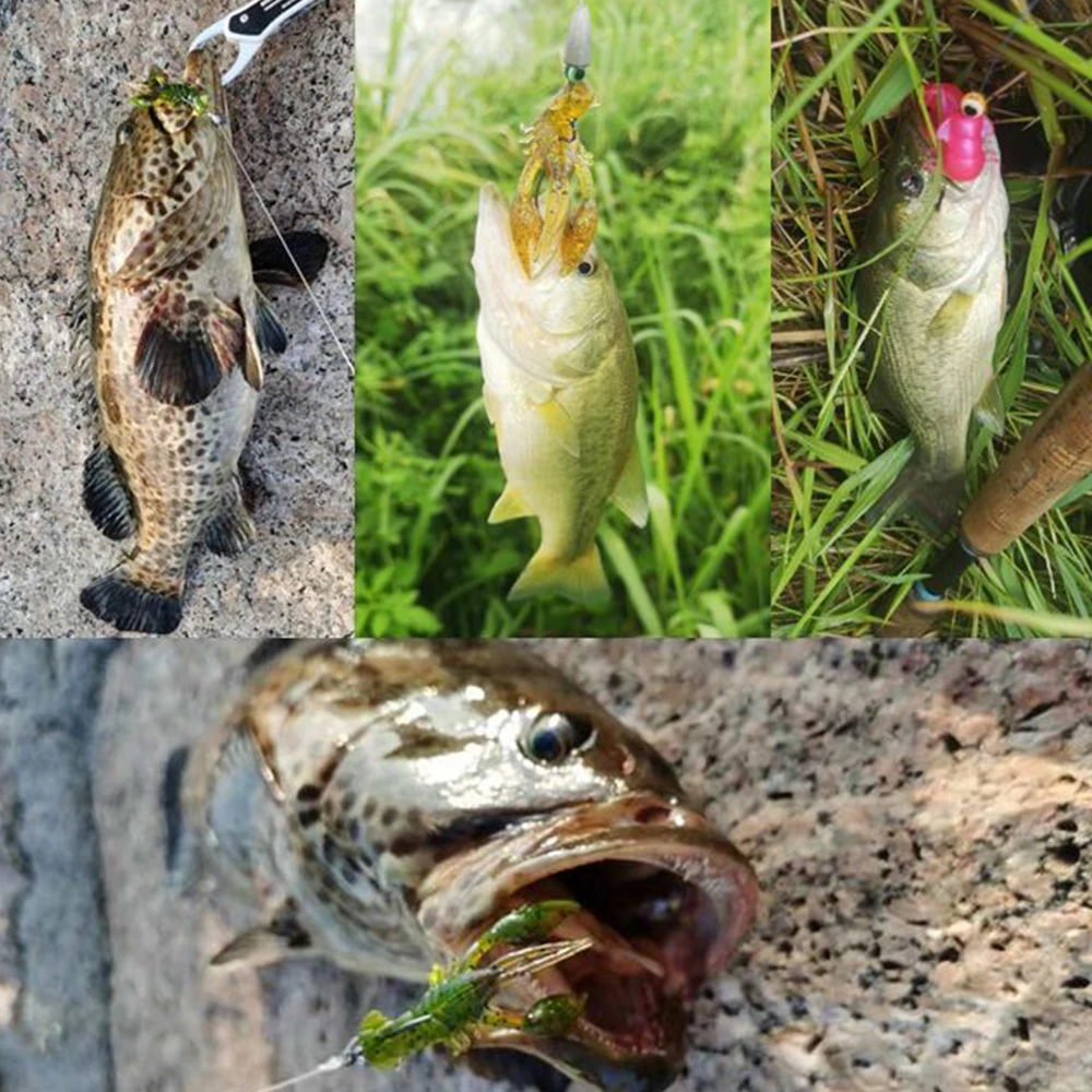 Cebos flotantes de silicona Hanlin – Crankbait y wobblers artificiales para lubina - imagen 2