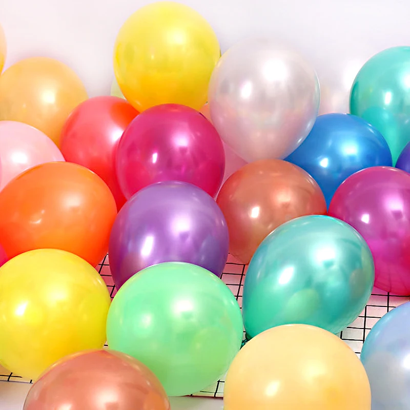 10/20/30/50Pcs 10inch 1.5g Pearl Latex Balloons Happy Birthday Party Wedding Christmas Decorations Balloon Kids Air Balls Globos