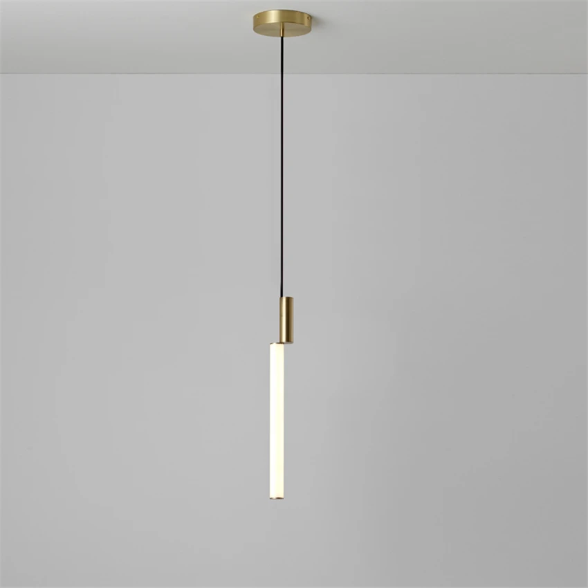 

Nordic Long Pole Acrylic Pendant Lights Bar Restaurant Bedroom Bedside Coffee Shop Living Room Clothing Shop Lantern fixtures