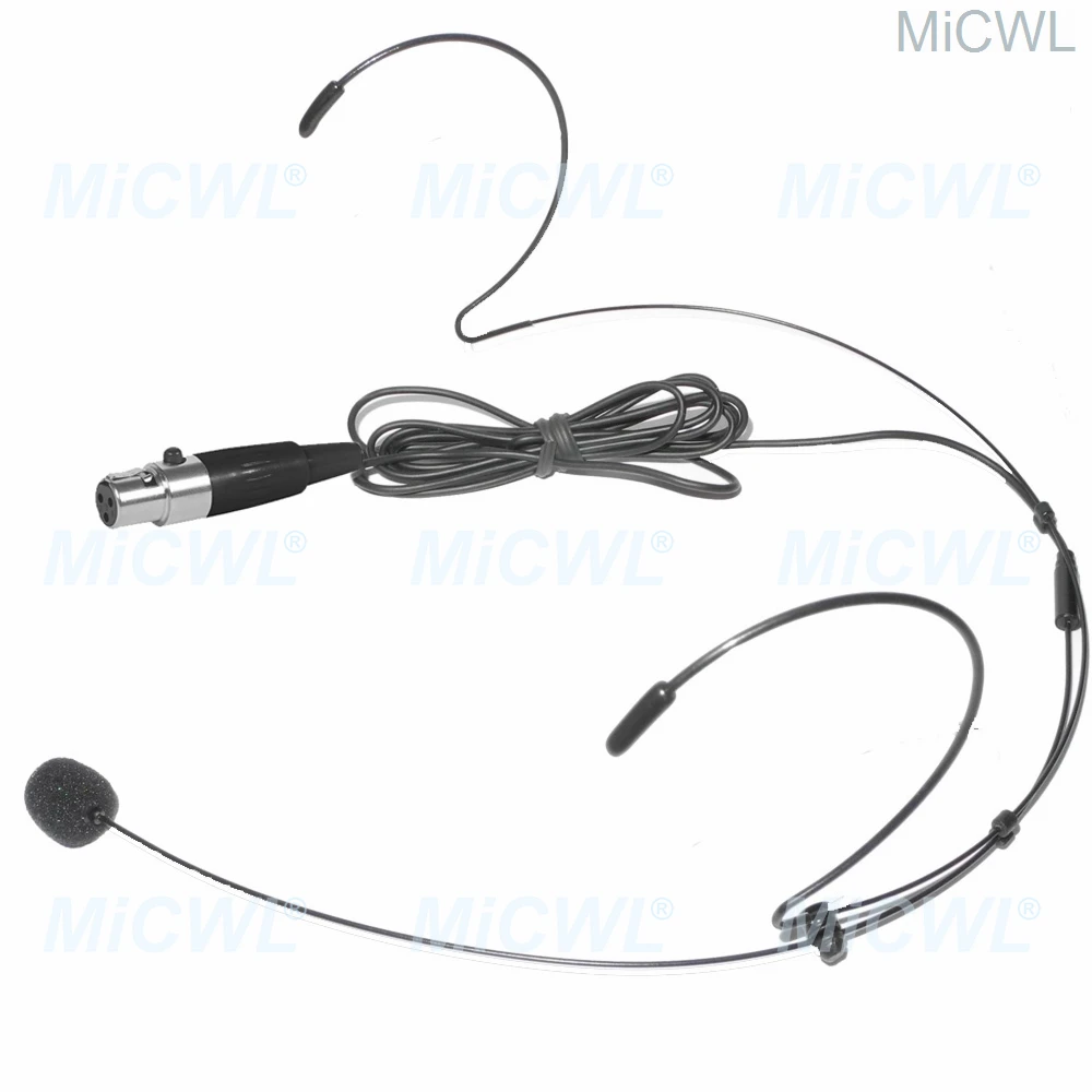 

Professional Condenser Headworn Headset Microphone 3 Pin XLR TA3F for AKG Samson 3Pin Wireless Body-Pack Transmit MiCWL B40