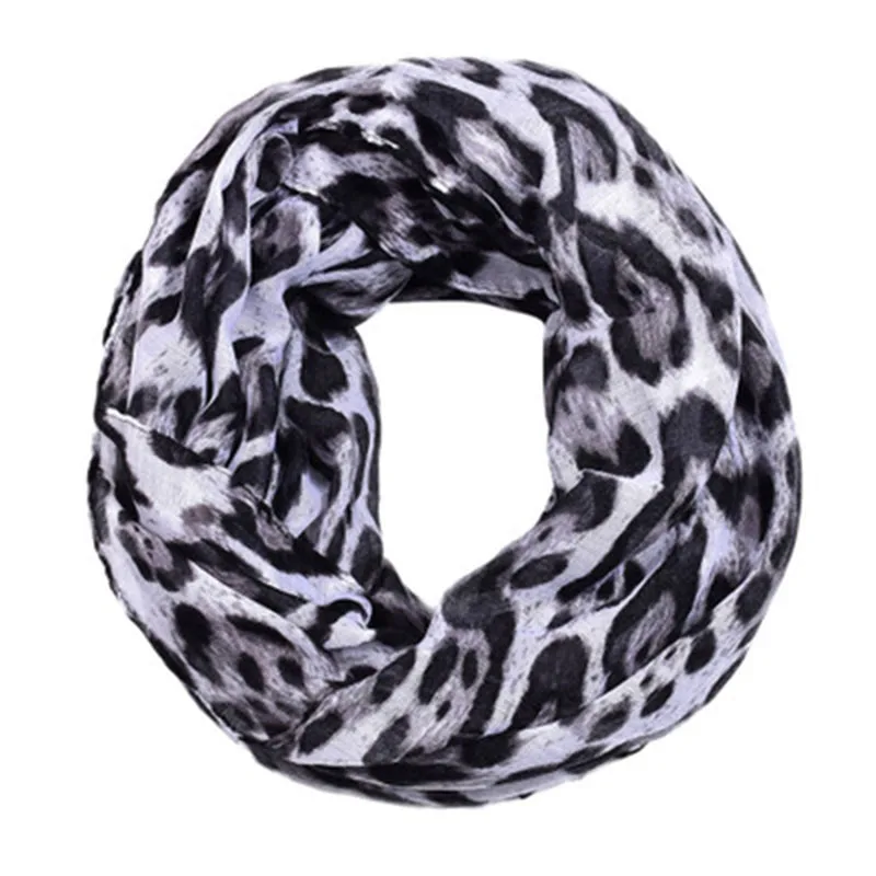 Winter Women Soft cotton linen Warm Sexy Leopard Shawl Scarf Female Animal Print Visecose Kerchief Islam Muslim Hijab Snood N2