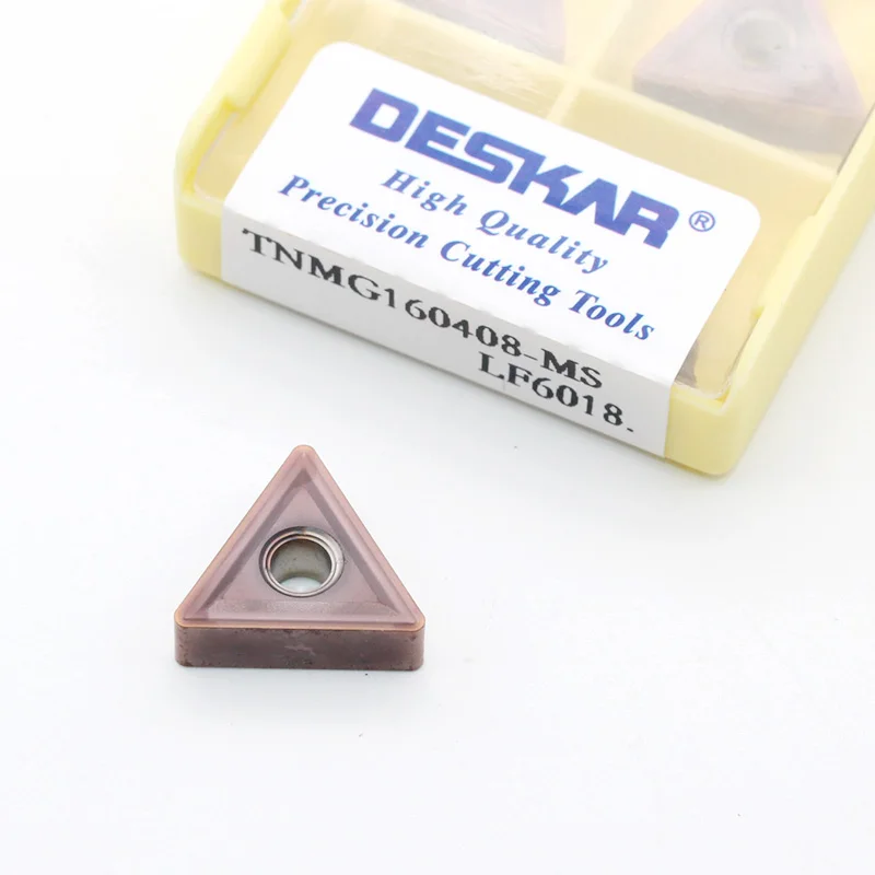 TNMG160404 HA MS LF6018 TNMG160408 твердосплавные вставки DESKAR токарный станок токарный инструмент резак для нержавеющей стали