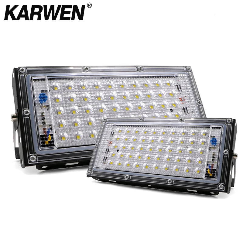 LED Flood Light 50W AC 220V 240V Spotlight Outdoor Garden Landscape Lighting Led Reflector Cast light Floodlights