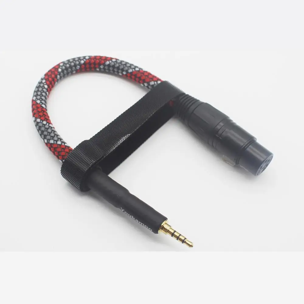 Cable adaptador de auriculares balanceados XLR hembra de 3,5mm, 4 polos a 4 pines, 20CM (macho a hembra)