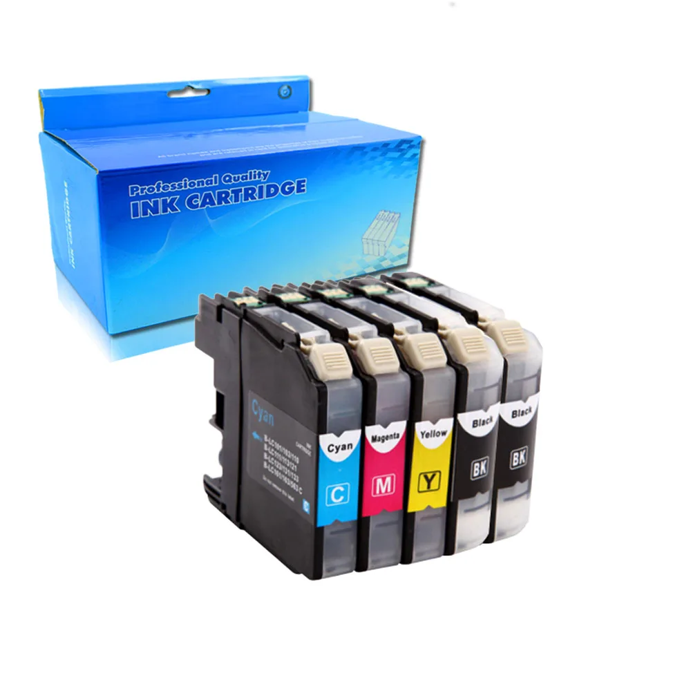 

5pk Chipped Compatible Ink Cartridge LC103 for Brother DCP-J152W MFC-J245 MFC-J285DW MFC-J450DW MFC-J470DW MFC-J475DW