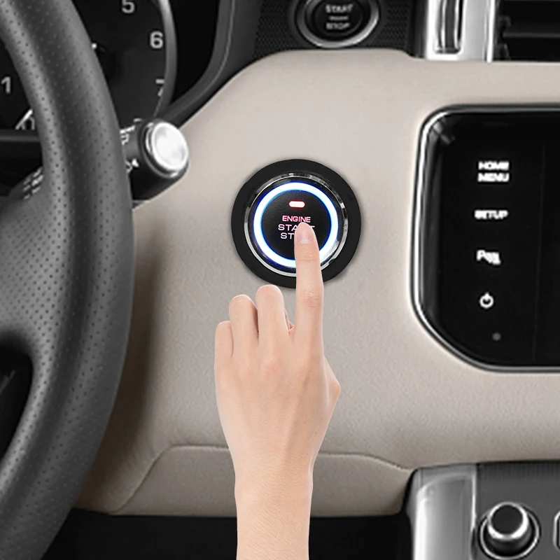 Car keyless access, RFID one click start system, audible and visual reminder, remote control to open the trunk