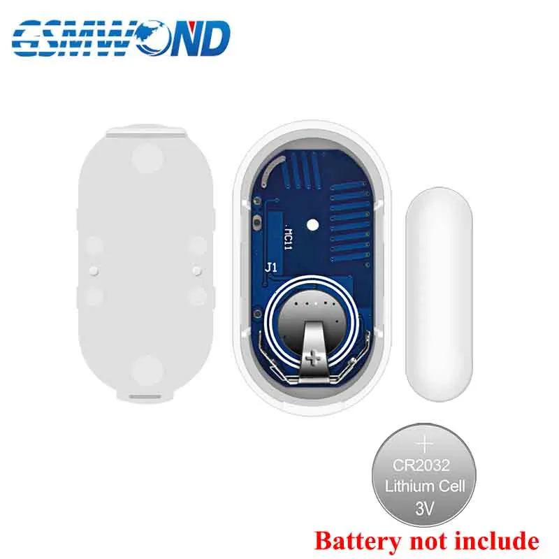 New 433MHz Wireless Door Open Detector For GSM Alarm System, Door magnet sensor, built-in antenna