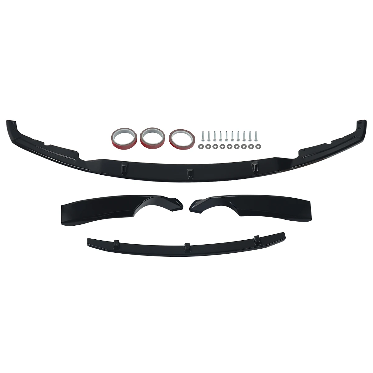 MagicKit FOR BMW 3 SERIES F30 F31 M PERFORMANCE FRONT SPLITTER LIP SPOILER GLOSS BLACK