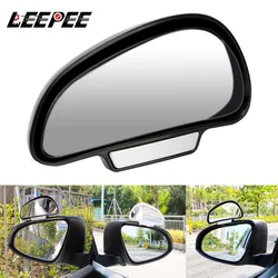 Car Rear View Mirror Auxiliary Blind Spot Parking Monitor Assistance Kit Adjustable Auto Accessories Universal Convex Wide Angle