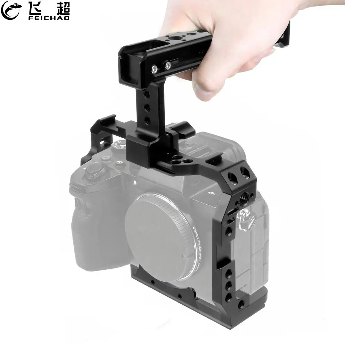 Marco de enfriamiento de jaula de cámara A7S3 A7R4, empuñadura de riel NATO, Zapata fría, montaje ARRI para Sony Alpha 7SIII A7M3/A7R3/A73 /A7III