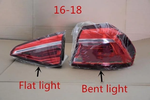 eOsuns car accessories LED warning light + brake light + turn signal rear bumper light reflector for Volkswagen Passat 2011-2018