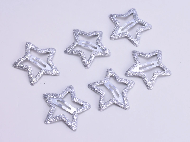 20 Stück/Set 3CM Mini-Stern-Haarspangen für Kinder, Glitzer-Metall-Haarclips, Haarklammern, Mädchen-Haaraccessoires, Kopfschmuck, Styling-Werkzeuge – Detail 5