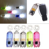 Mini LED Keychain Flashlight Electric Torch USB Charging Rechargeable 45LM 2 Modes Tube Camping Night Reading Cycling Walking