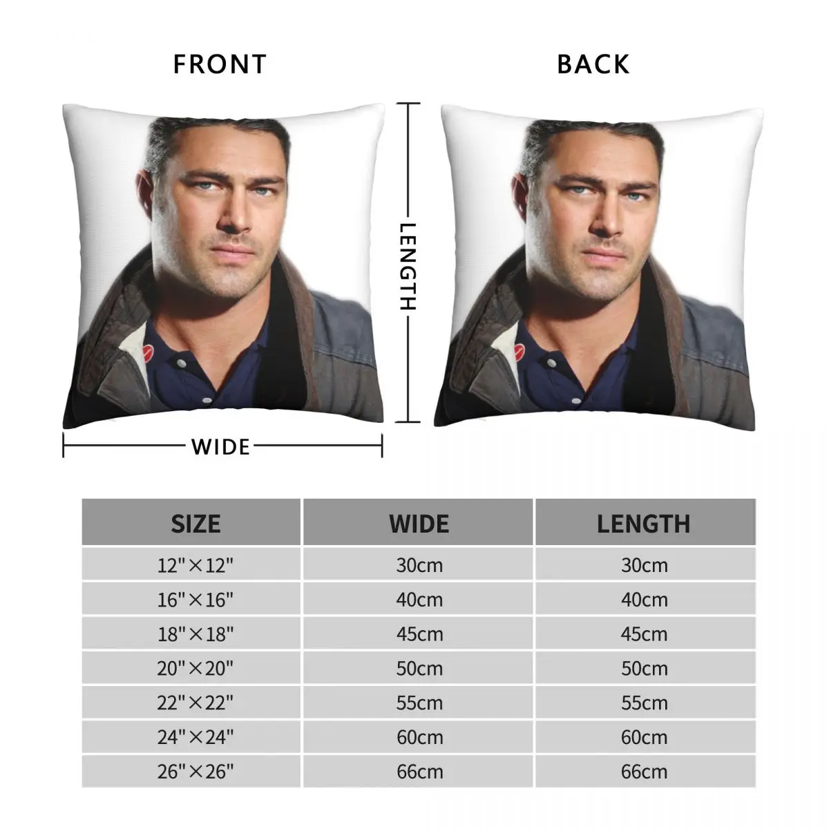 Kelly Severide Chicago Fire Square Pillowcase Polyester Linen Velvet Printed Zip Decor Home Cushion Cover Wholesale