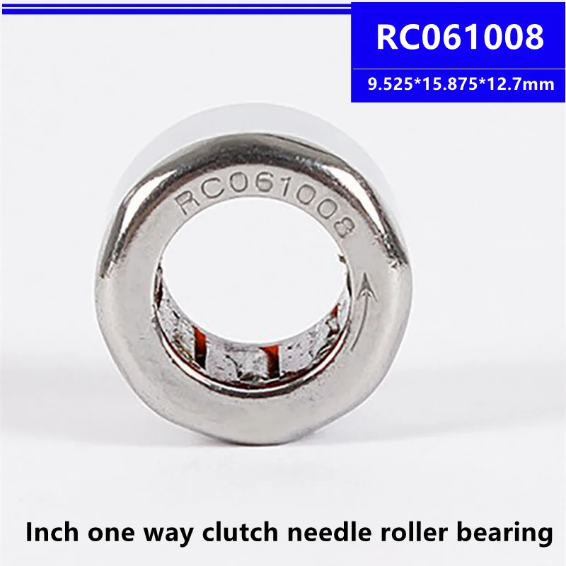 50pcs/100pcs Inch One Way Clutch RC061008 9.525*15.875*12.7mm Needle Roller Bearing 9.525x15.875x12.7 mm