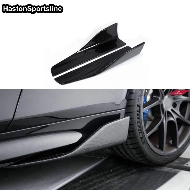 For BMW 6 7Sereies F06 F12 F13 M6 F01 G11 G12 Carbon Fiber Side Skirts Side Scuff Plate Spoiler Wing Car Accessories