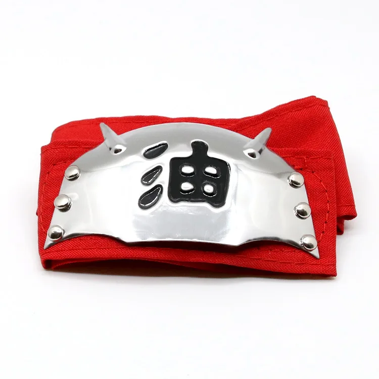 Hot Anime Accessory Jiraiya Cosplay Headband Accessory Red Tenia Halloween Costume Accessory Best Gift