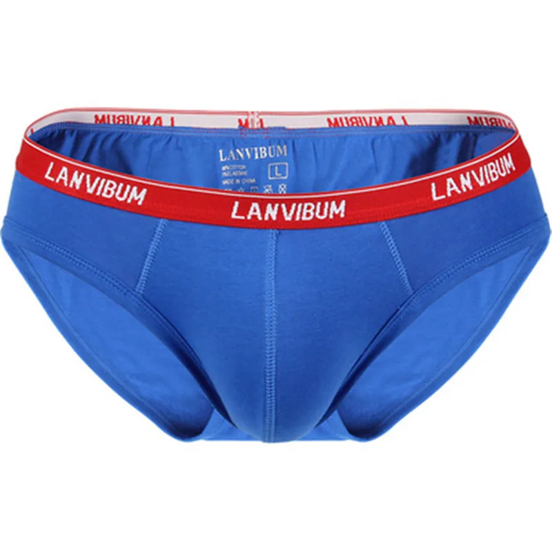 Lanvibum Brand Man Clothes Cotton New Fashion Calzoncillos Plus Size Hombre трусы мужские Men's Underwear Male Briefs LA621