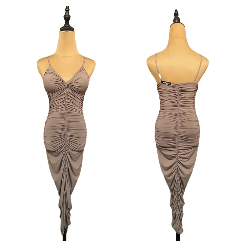 

Sexy Latin Dance Dress Women Backless Rumba Dancewear Samba Costume Stage Clothes Customized Salsa Clothing Tango Dress JL3684