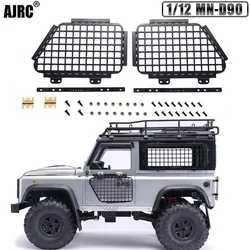 AJRC 1/12 MN-D90 Defender modified parts car Stainless steel can be flipped up and down window guards Toy car parts Window mesh