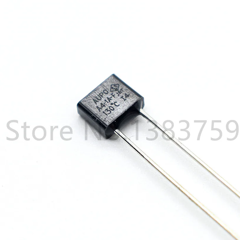 

20pcs AUPO Square Thermal Fuse A4-1A-F 130 degrees 1A 250V RH130