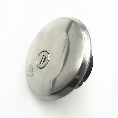 Chrome Fuel Gas Tank Cap lock Switch for Suzuki GN125 GN 125 Cafe Racer Vintage Retro