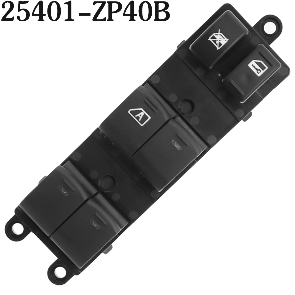 Electric Power Window Switch 25401-ZP40B For Pathfinder 4.0L 5.6L Front 2005-2008 For 2007-2012 Nissan Sentra 2.0L 1997CC