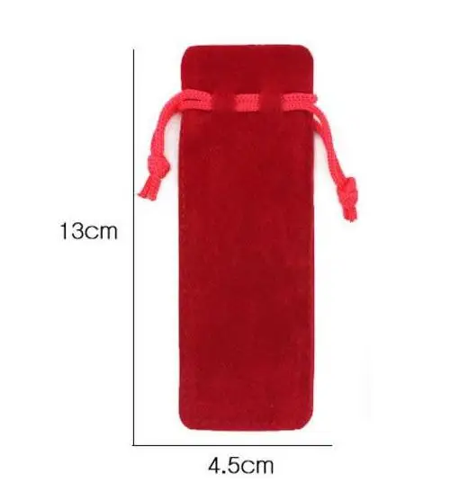 Colorful Velvet Jewelry Drawstring Pouch Flannelette Pocket Perfume Toothpick Lipstick Bag Gift Packaging Bags Wholesale