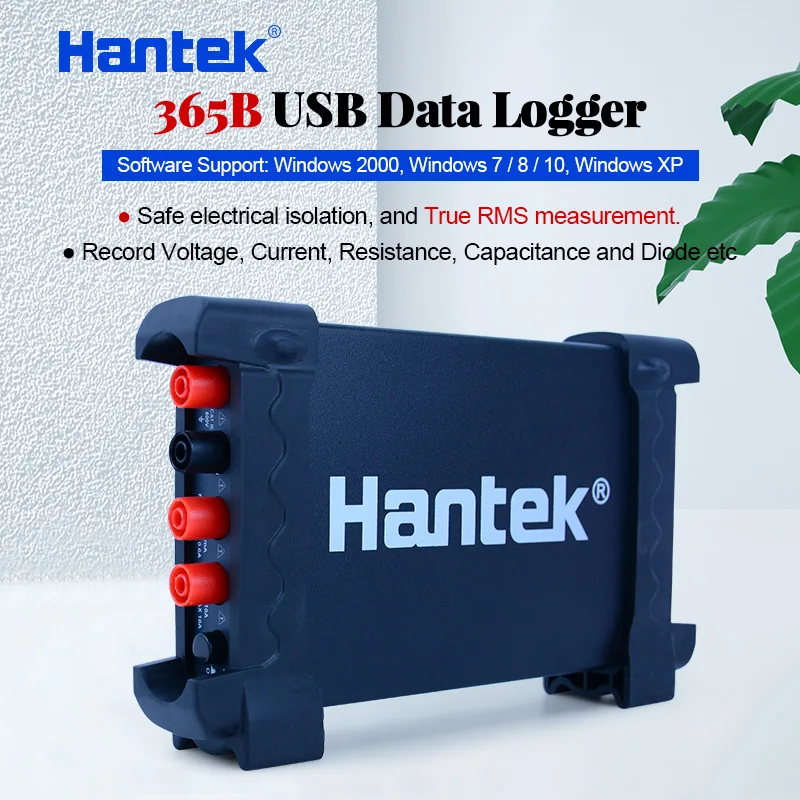 

Hantek 365B True RMS Data Logger Record with USB connect Current Resistance Capacitance mesurement long time recorder