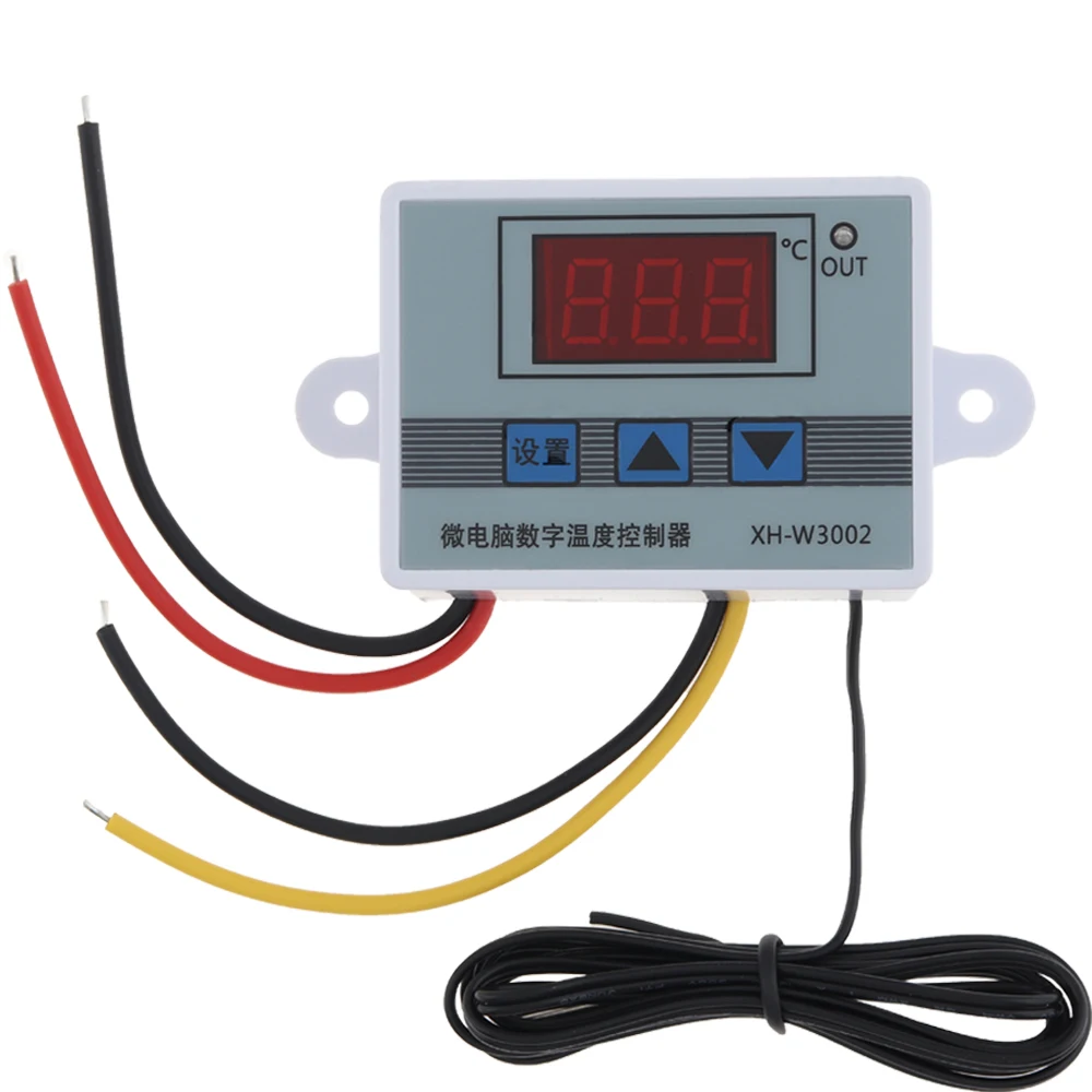 

AC 110V-220V Digital LED Temperature Controller 10A Thermostat Thermostatic Control Switch with Probe Sensor Hand Tools
