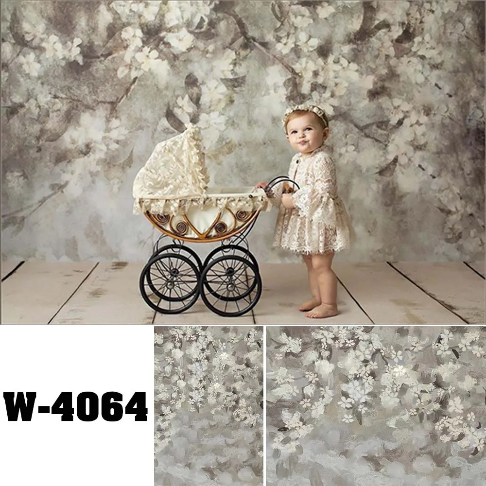 Photography Backdrop Painting Flower Background Newborn Baby Child Portrait Photophone Photocall Photo Studio W-4064