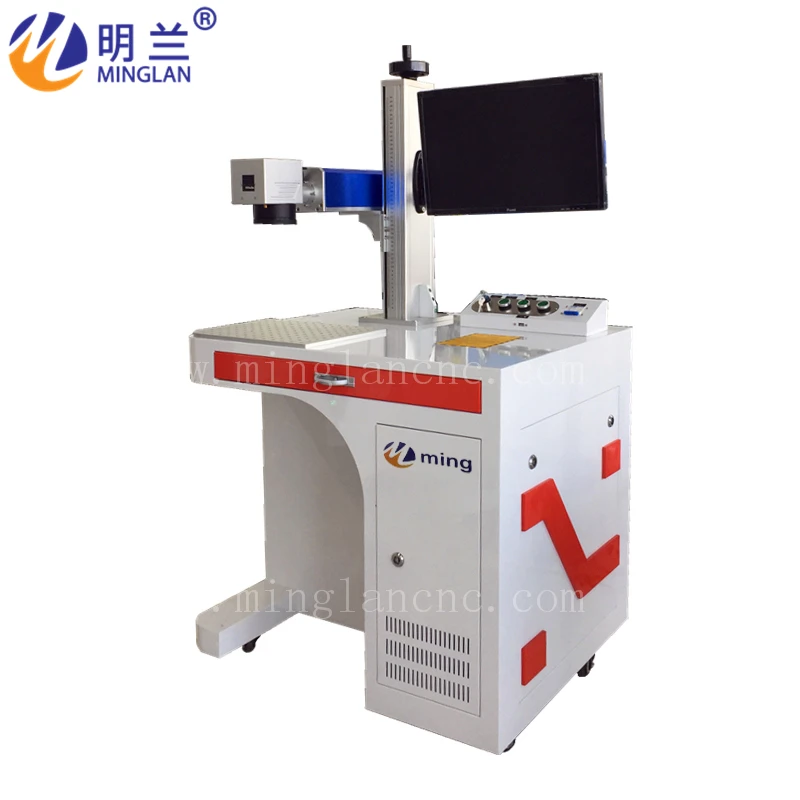 60W Tiết Kiệm Để Bàn Mô Hình Quang Mopa Sợi Laser Đánh Dấu Máy Quay Lựa Chọn Với Máy Tính Cho Kim Loại Và Phi Kim