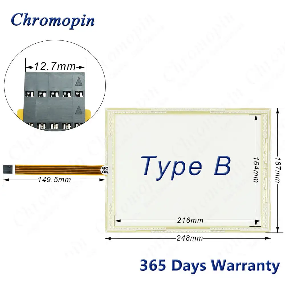 Touch Screen Digitizer for B&R Power Panel PP420 4PP420.1043-75 4PP420.1043.75 4PP420.1043-B5 Touch Panel with Protective Film