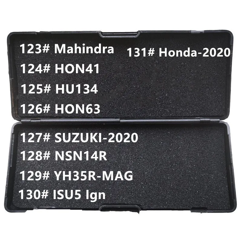 123-131# 2020 New 2in1 Lishi Tool HU134 HON63 HON41 YH35R-MAG NSN14R ISU5 Ign for Mahindra suzuki 2020 SUZUKI-2020 Honda-2020