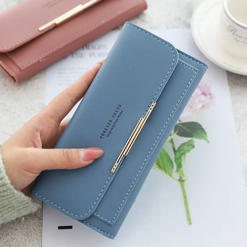 

2022 Fashion Wallet Women's Purse Wallet Card Holder Female Clutch Long Purse Multi-card Holder Luxury Designer Lady Coin Purses