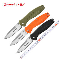 58-60HRC Ganzo G738 440C blade G10 Handle edc Folding knife Survival Camping tool Hunting Pocket Knife tactical edc outdoor tool