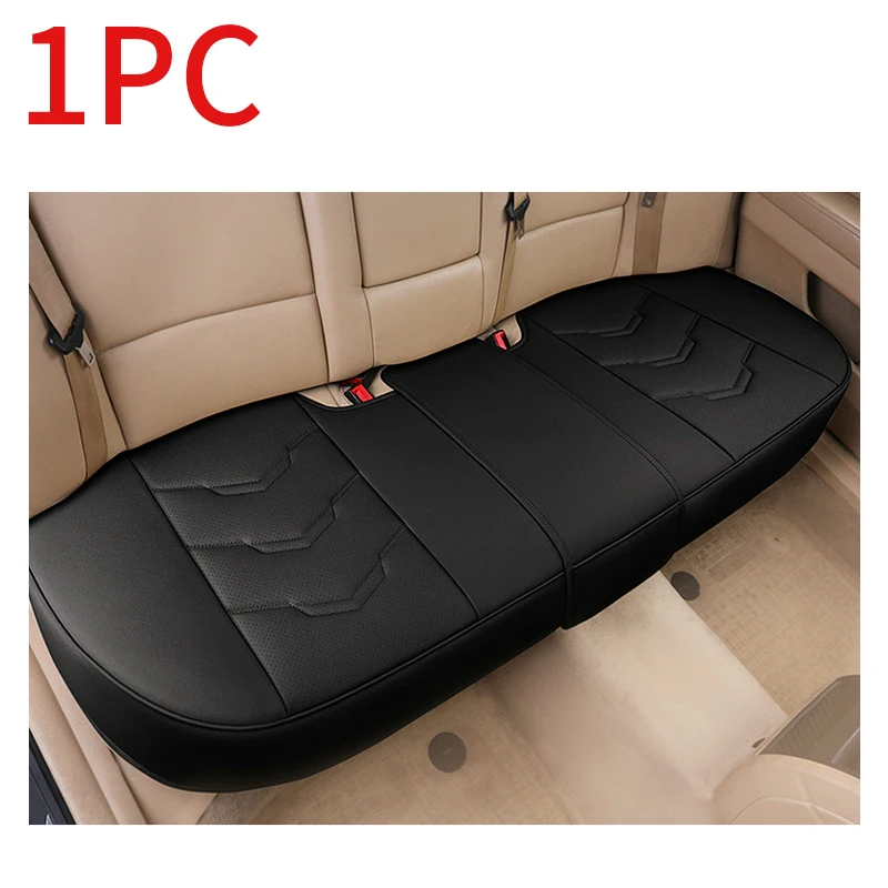 SEAMETAL Luxe autostoelhoes PU lederen zitkussenhoezen Universele auto-interieurstoelen Bescherming Pad Mat Vier seizoenen