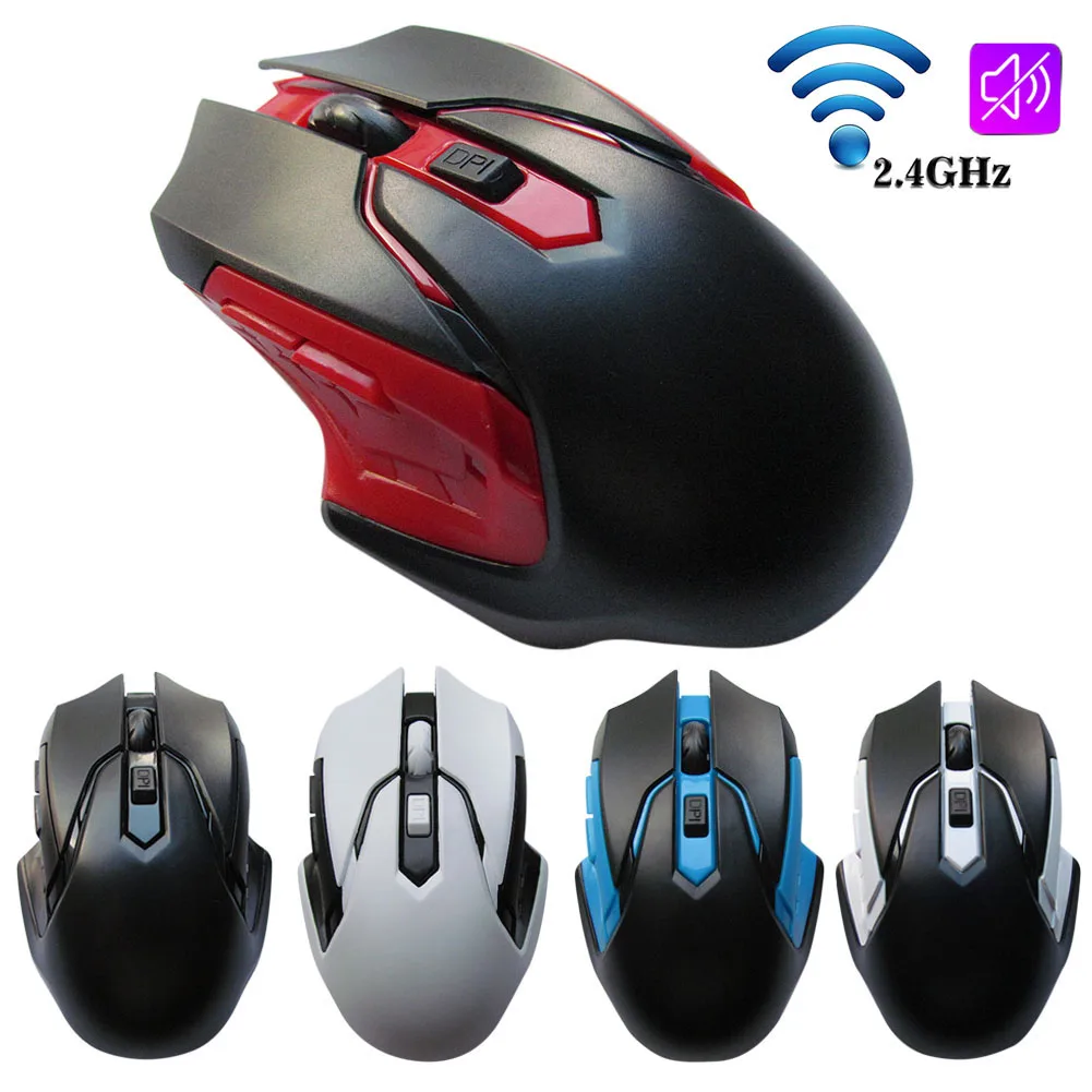 Universal Wireless Mouse with USB receiver 800/1200/1600DPI 2.4GHz Wireless Gaming Mouse for Computer PC Laptop