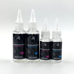 NooNRoo Epoxy Resin for Fishing Rod Guide wrapping Transparent DIY Rod Building Component Repair Kit 10ml 20ml 40ml 100ml