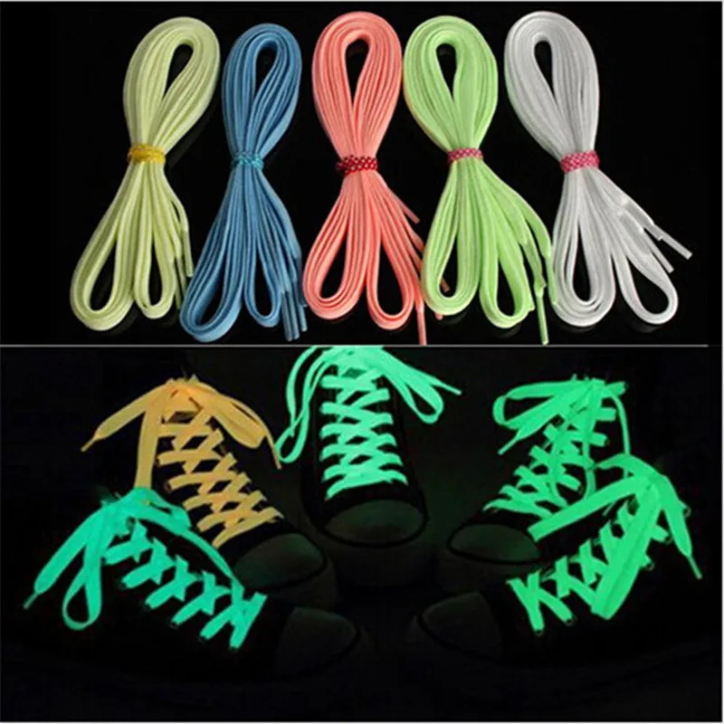 Light up Light Shoelace Glowing Casual Led Shoes Strings Party Shoelaces For Grow Shoes Canvas Athletic Shoes Glow In The Dark