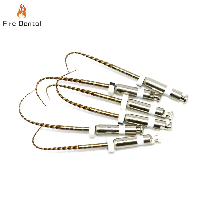 

Dental Gold PATH Files 6pcs/pack 016 Heat Activation for Root Canal Dental Drills Endodontic Files
