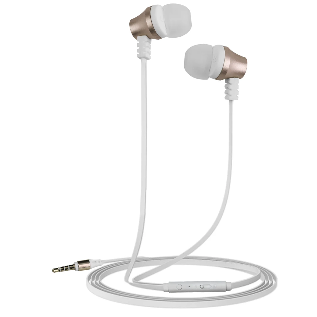 S800 Smart Phone In-ear Earphones Microphone In-ear Headset With Controller/speaker Metal Bass Headset For Smart Phones