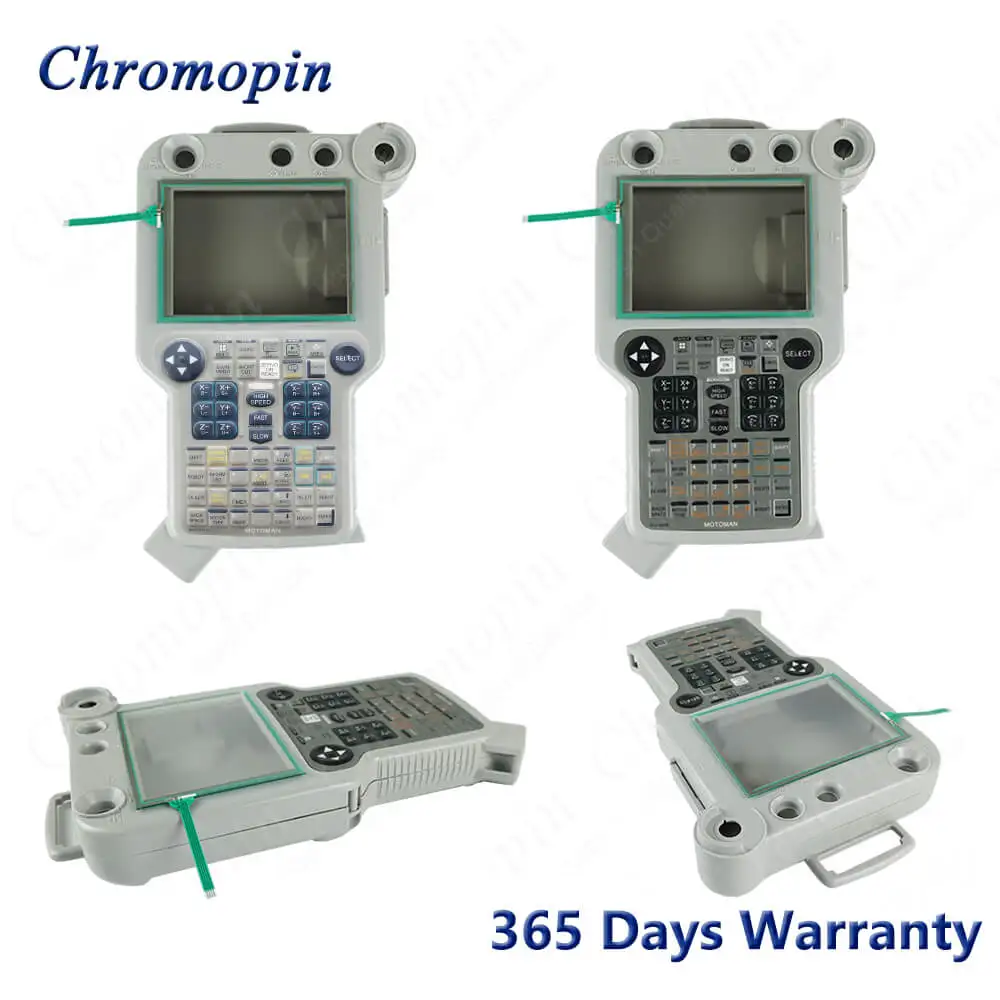 JZRCR-NPP01B-1 Plastic Case for Yaskawa NX100 JZRCR-NPP01B-1 Motoman Teach Pendant Touch Screen with Membrane Overlay Film