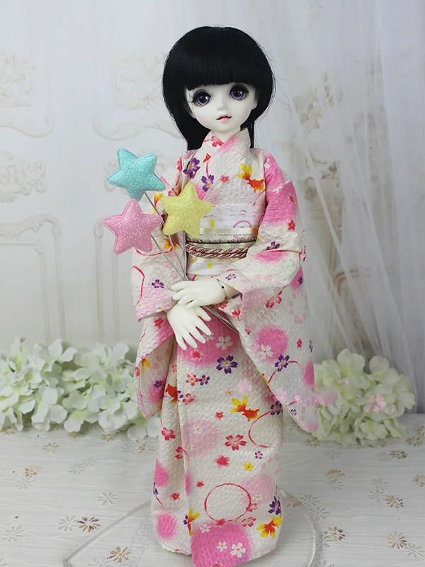 OB11 Blyth 1/6 Figur Puppe 1/4 1/3 Skala BJD Kleidung Zubehör altes Kostüm japanischer Kimono Yukata für BJD/SD YOSD C0369-B