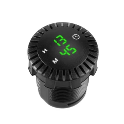 12/24V Car motorcycle Charger Accessories Interior Decoration LED Digital Timer Alarm Clock Electronic Time Timer Wholesale Tool