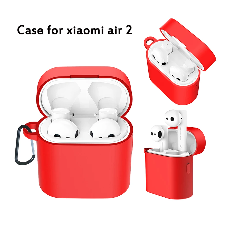 Earphone Case for Xiaomi Airdots 2 Shockproof Protective Case Cover for Xiaomi Mi Air 2/2S TWS Wireless Headset Pouc