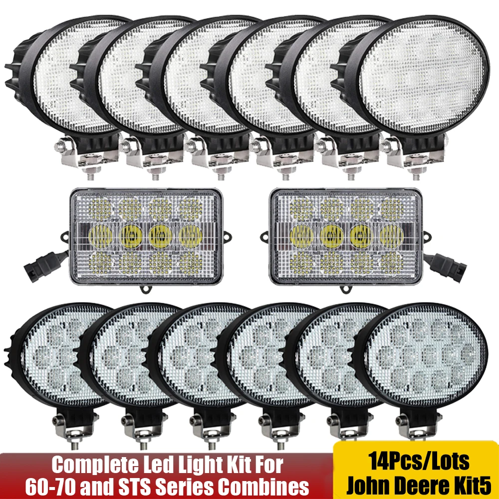 

LED Light Kit For John Deere Combine 9670STS, 9750STS, 9760STS, 9770STS, 9860STS, 9870STS+