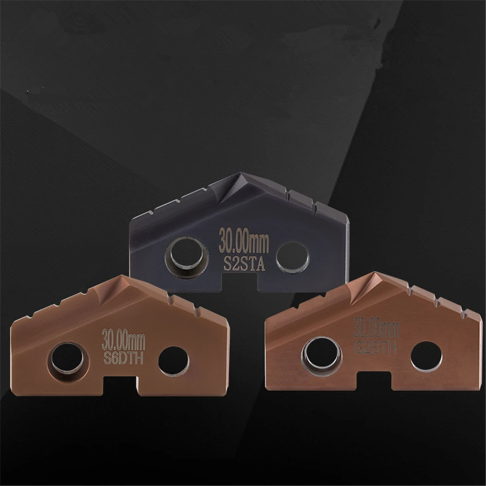 Novo 1 pçs inserção para a inserção de carboneto cnc da broca da pá g2sta g2dth inserção de aço de alta velocidade s6sta s6sth cobalto hss inserção s2sta