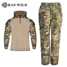 Kids Camouflage Training Outfit for Camping #4
