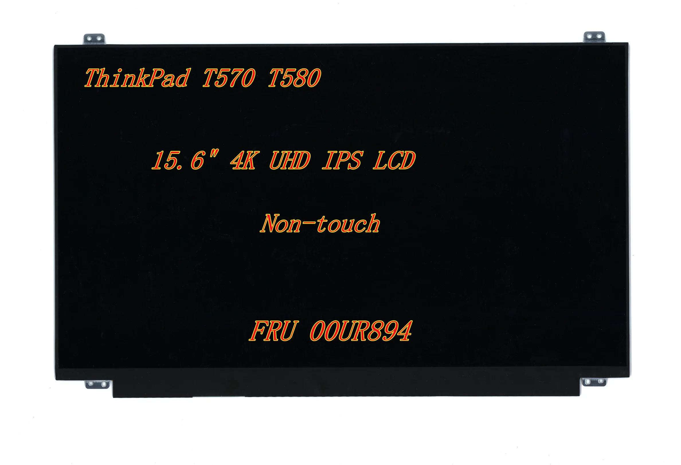 Novo 15.6 "4k uhd ips tela lcd para lenovo thinkpad t570 t580 tela do portátil não-toque fru 00ur894